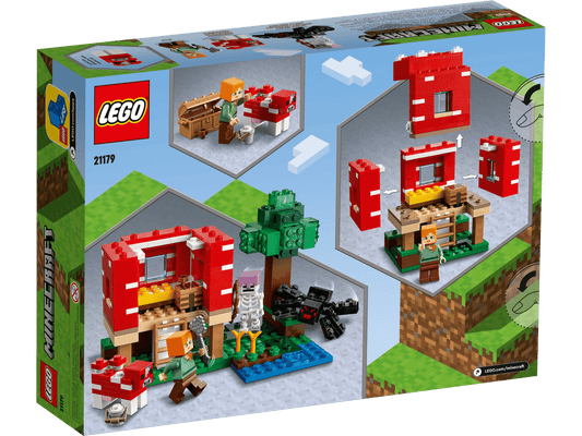 LEGO Minecraft 21179 The Mushroom House