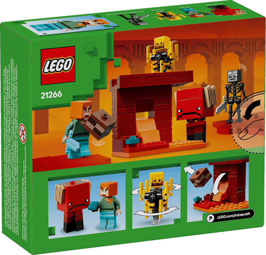 LEGO Minecraft 21266 The Nether Lava Battle