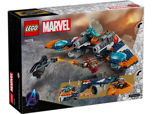 LEGO Marvel 76278 Rocket's Warbird vs. Ronan